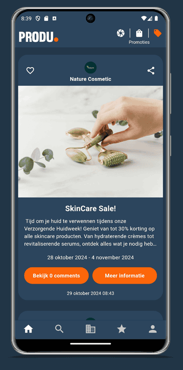 Promoties Lichaam met natuurlijke huidverzorgingsproducten voor een gezonde huid, door PRODU. op mobiele schermweergave.